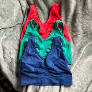 Colorful Genie Bra Trio